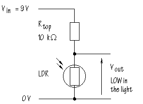 it's a . . . voltage divider!