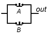 Switch circuit diagram of NAND gate