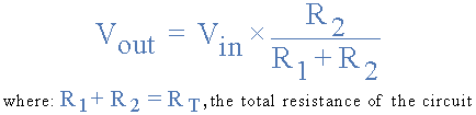 Potential Divider Equation