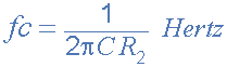 Corner Frequency Formula