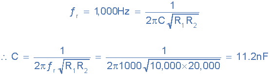 Value of Capacitor